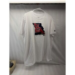 St Louis Cardinals Shirt Mens Xl Gray '47 Brand Cotton Slub Knit MLB